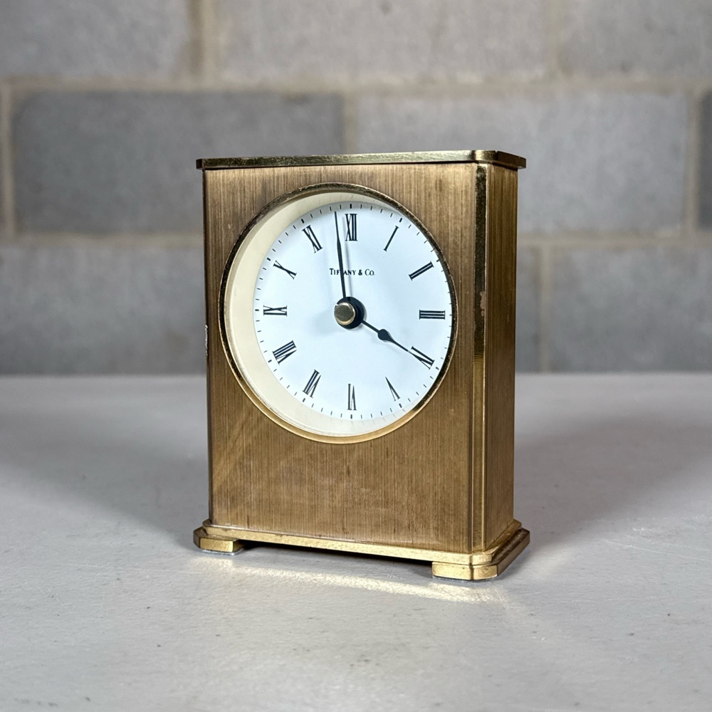 Gold Clock by Tiffany & Co.